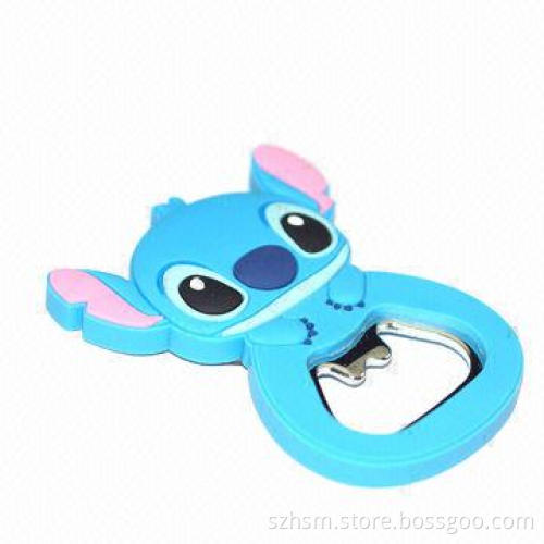 Bottle opener with funny doll